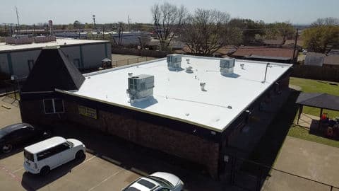 Gallery photos for Silicone Roof System Project in Irving Texas: Image #1