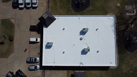 Gallery photos for Silicone Roof System Project in Irving Texas: Image #2
