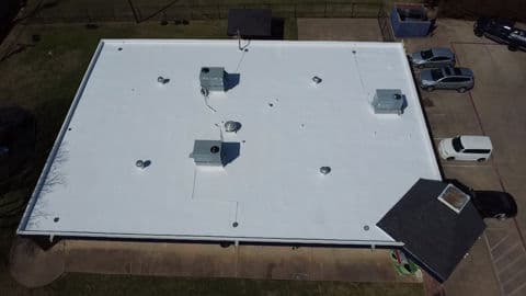 Gallery photos for Silicone Roof System Project in Irving Texas: Image #3
